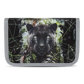 Tolltartó, klapnis, cipzáras, BELMIL "Black Panther", fekete párduc