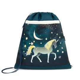 Tornazsák, BELMIL "Sparkling Unicorn", kék, unikornis