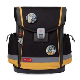 Iskolatáska, mágneszárral, BELMIL "Classy Plus Wolves Sand", farkas