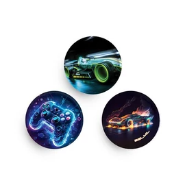 Matrica, tépőzáras, Classy Plus táskához, BELMIL "Gamer", gamer