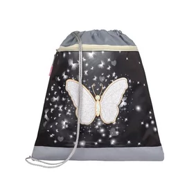 Tornazsák, BELMIL "Amazing Butterfly", szürke-fekete, pillangó