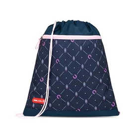 Tornazsák, BELMIL "Midnight Gallop", kék, lovak