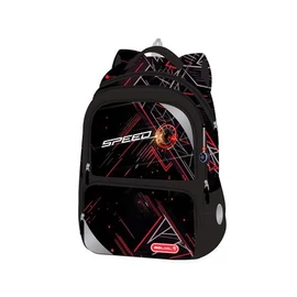 Iskolatáska, cipzáras, BELMIL "Maxi Packspecial T-Speed Red Car", sebesség