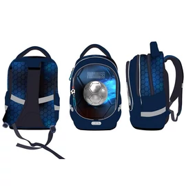 Iskolatáska, cipzáras, BELMIL "Leisure Special T-Football Light", foci