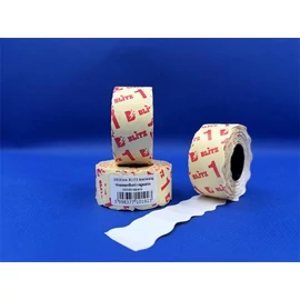 Árazószalag, visszaszedhető, 26x16 mm, BLITZ, fehér