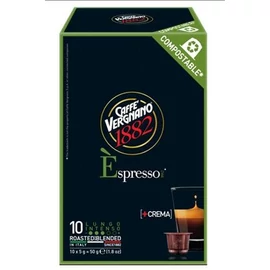 Kávékapszula, Nespresso® kompatibilis, 10 db, CAFFÉ VERGNANO "Espresso Intenso"