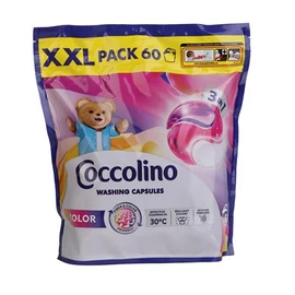 Mosókapszula, 60 db, COCCOLINO "3in1 Color"