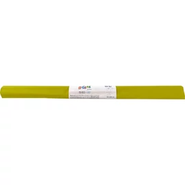 Krepp-papír, 50x200 cm, COOL BY VICTORIA, citromsárga