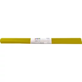 Krepp-papír, 50x200 cm, COOL BY VICTORIA, aranysárga