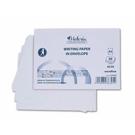 Írólap, famentes, A5, 20/50, COOL BY VICTORIA "Borítékos" 60g