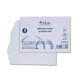 Írólap, famentes, A5, 20/50, COOL BY VICTORIA "Borítékos" 60g