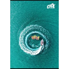 Füzet, tűzött, A4, sima, 80 lap, COOL BY VICTORIA "Boats"