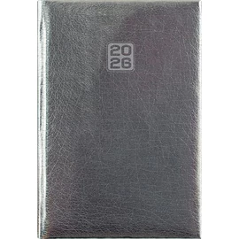 Naptár, tervező, B6, heti, DAYLINER, "Mirror", ezüst