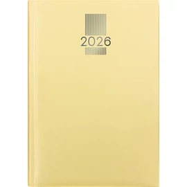 Naptár, tervező, A5, heti, DAYLINER, "MyPastel", sárga