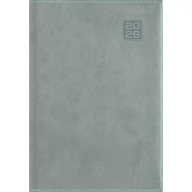Naptár, tervező, B5, heti, DAYLINER "Square", szürkéskék