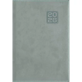Naptár, tervező, B6, heti, DAYLINER "Square", szürkéskék