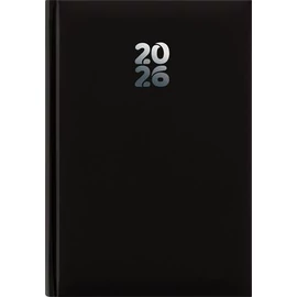 Naptár, tervező, A5, heti, DAYLINER, "Pannon", fekete