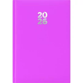 Naptár, tervező, A5, heti, DAYLINER, "Pannon", fuchsia