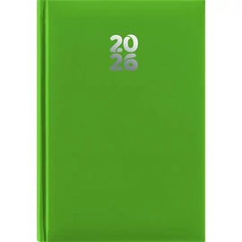 Naptár, tervező, A5, heti, DAYLINER, "Pannon", világoszöld
