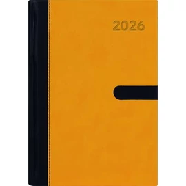 Naptár, tervező, A5, heti, DAYLINER "Winner", sárga
