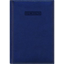 Naptár, tervező, A5, napi, DAYLINER, "Sherwood", kék