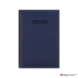 Naptár, tervező, A5, napi, DAYLINER, "Sherwood", kék