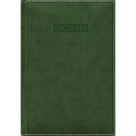 Naptár, tervező, A5, napi, DAYLINER, "Sherwood", zöld