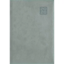 Naptár, tervező, A5, napi, DAYLINER "Square", szürkéskék
