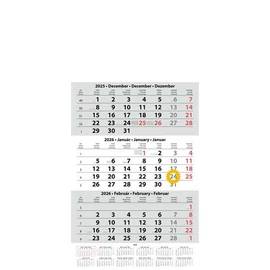 Naptár, speditőr, három hónapos, egy tömbös, üres fejrész, DAYLINER