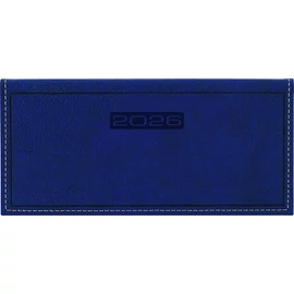 Zsebnaptár, fekvő elrendezésű, DAYLINER, "Sherwood", kék