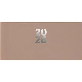 Zsebnaptár, fekvő elrendezésű, DAYLINER, "Pannon", natúr