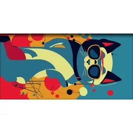 Zsebnaptár, fekvő elrendezésű, DAYLINER, "Colors Astro Cat"