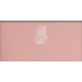 Zsebnaptár, fekvő elrendezésű, DAYLINER, "MyPastel", púder