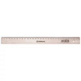 Vonalzó, műanyag, 30 cm, DONAU