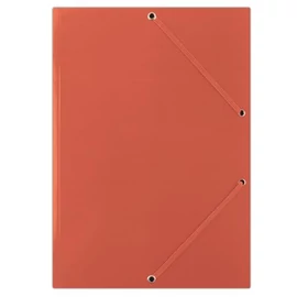 Gumis mappa, karton, A4, DONAU "Standard", piros