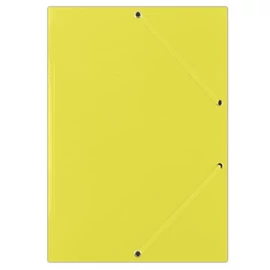 Gumis mappa, karton, A4, DONAU "Standard", citromsárga