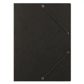 Gumis mappa, prespán, A4, DONAU "Premium", fekete