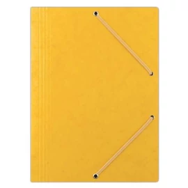 Gumis mappa, prespán, A4, DONAU "Premium", citromsárga