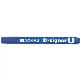 Alkoholos marker, 2-4 mm, kúpos, DONAU "D-signer U", kék