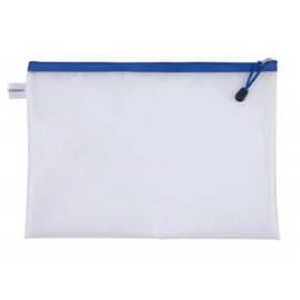 Rendszerező tasak, cipzáras, A4, 343x246 mm, DONAU, kék