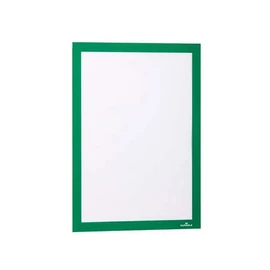 Infokeret, A4, öntapadó háttal, DURABLE "DURAFRAME®", zöld