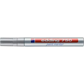 Lakkmarker, 2-4 mm, EDDING "750", ezüst