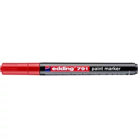 Lakkmarker, 1-2 mm, EDDING "791", piros