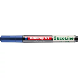 Lakkmarker, 1-2 mm, EDDING "51", kék