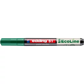 Lakkmarker, 1-2 mm, EDDING "51", zöld