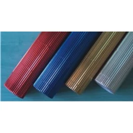 Hullámkarton, 50x70 cm, metál aranya