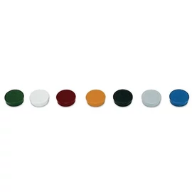 Mágneskorong, 20mm, 10 db, fehér