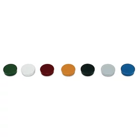 Mágneskorong, 30 mm, 10 db, sárga