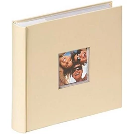 Fotóalbum, 200 fotó, 10x15 cm, "Walther Fun", krém