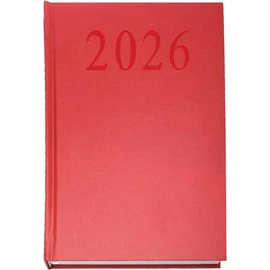 Naptár, tervező, A5, napi, 2027, bordó